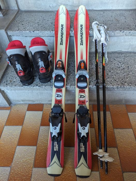 Детски Ски Dynastar 90см., обувки Nordica. За дете до 4-5 години,