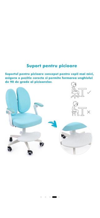 Scaun birou ONUVIO ca nou utilizat doar de cateva ori