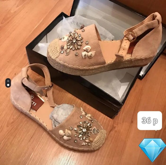 Босаножки, эспадрильи новые