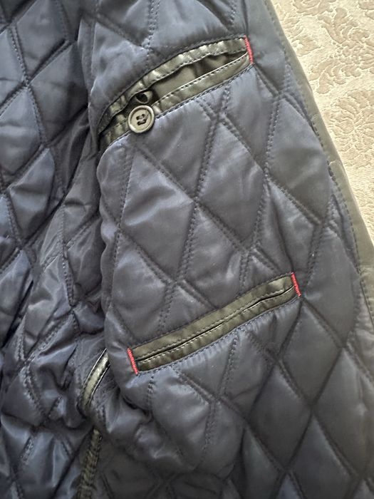 Зимняя куртка экокожа