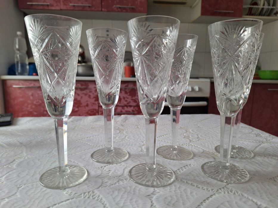 Фужеры хрустальные