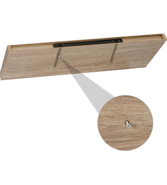 Широк стенен рафт от MDF