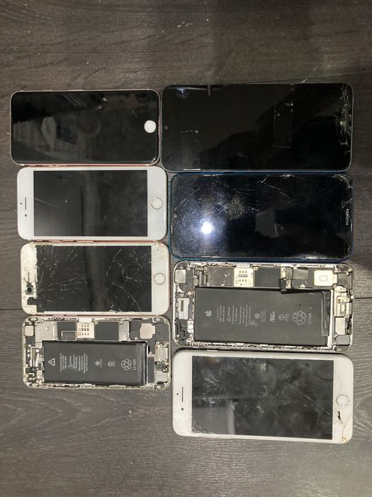 Телефони за части, iphone, huawei, honor