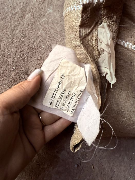 Болт шестигранный с полной резьбой!!!