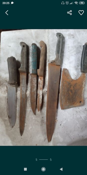 Ножи советский. Ь