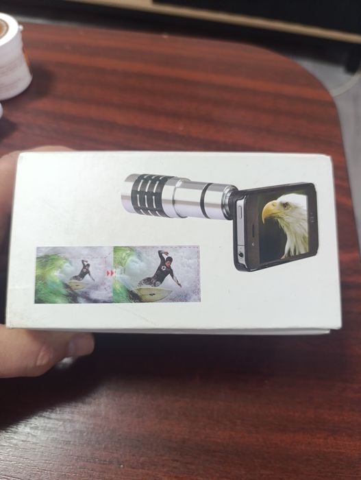 Obiectiv cu trepied pentru telefon mobil