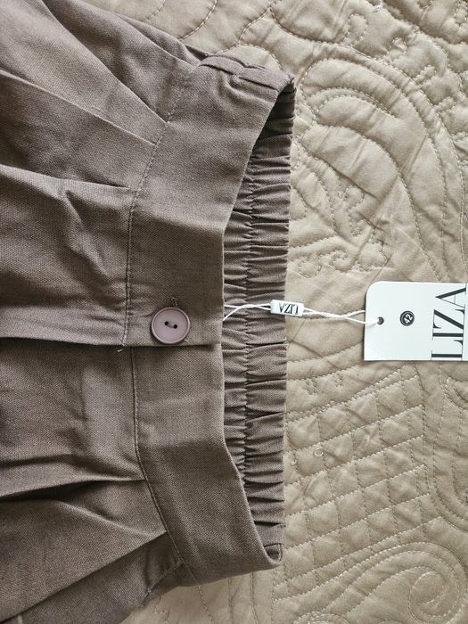 Брюки лен, размер 42 S