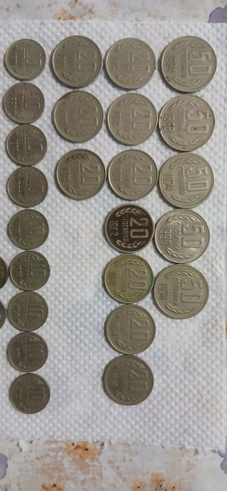Лот от български монети