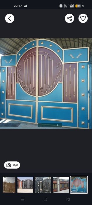 Покраска ворот. Професионально