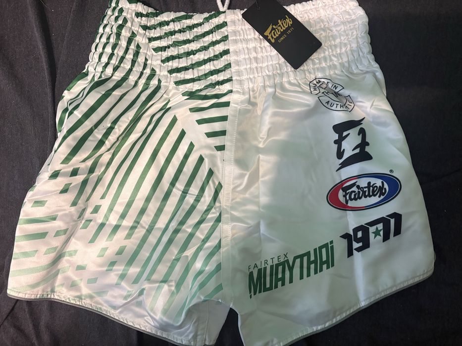 Шорти за Muay Thai Fairtex Racer White