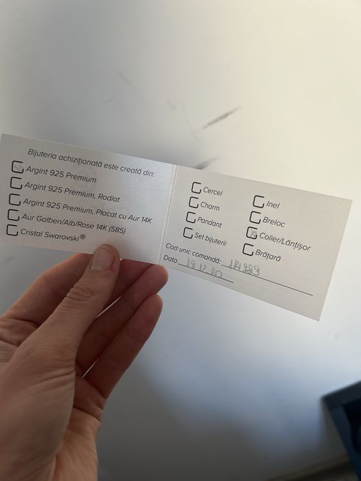 Lantisor cu pandantiv inimi, argint