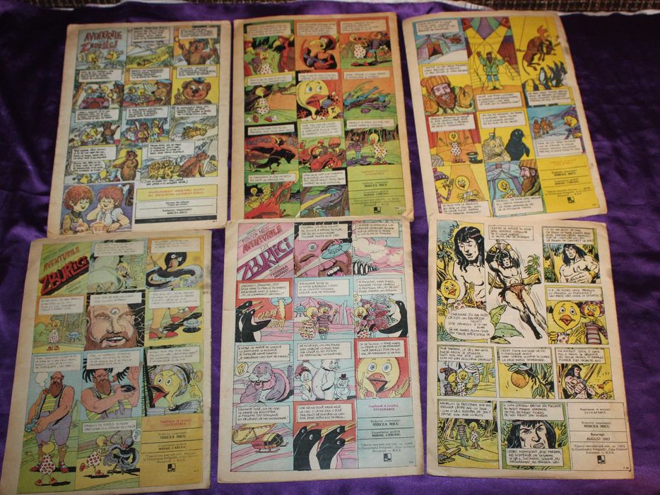 6 reviste Luceafarul copiilor benzi desenate romanesti romana