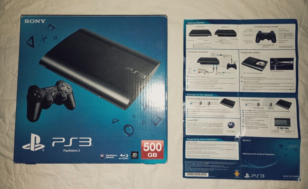 Прошитая PS 3 Slim 80 игр в идеале