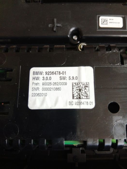 Panou Clima Bmw 5 F10 2009 - 2016 9236478