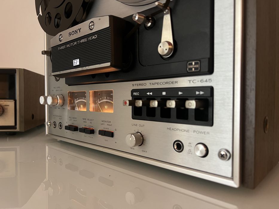 Magnetofon Sony TC-645 si Amplificator/Receiver Sony STR-6046A