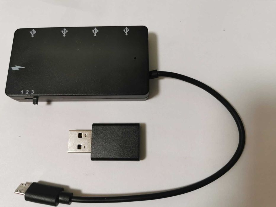 2 в 1 Amazon TV Stick 4K USB Преходник / Адаптер + 4 Порт USB 2.0 Hub