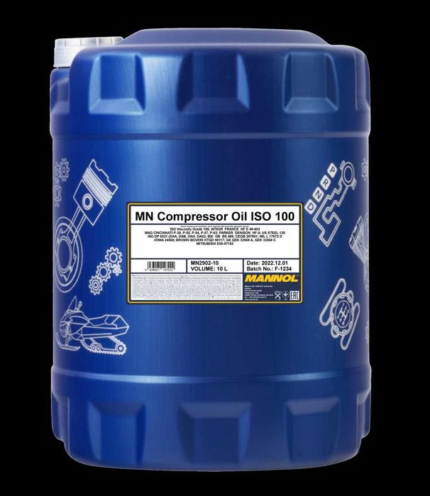 Компрессорное масло MANNOL Compressor Oil ISO 100