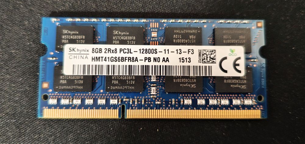 Memorie RAM DDR3 8Gb Laptop sodimm 1600 mhz
