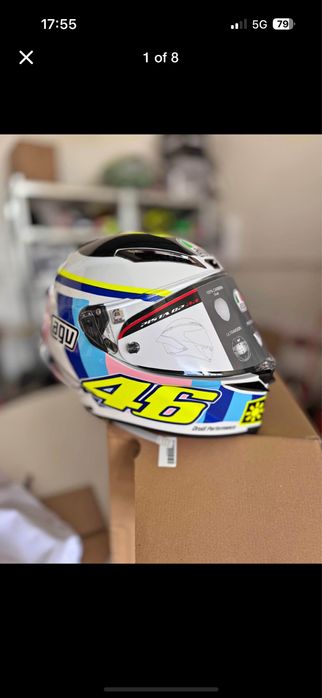 Каска AGV Pista GP RR Assen 2007 Valentino Rossi Limited Edition - L