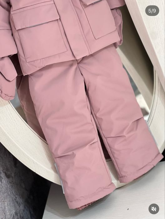 Теплый зимний комплект для девочки