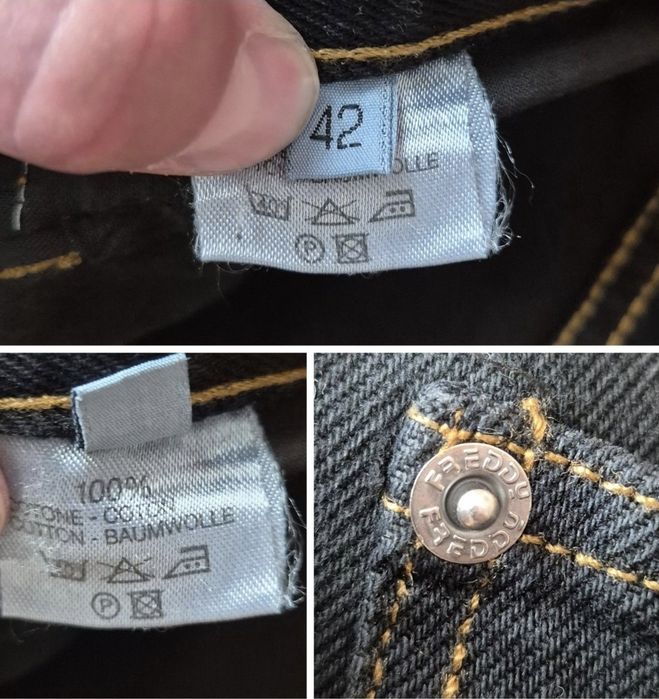 Blugi Premium evazați Freddy, Flare Jeans, Fit Y2K Boho Chic - 42