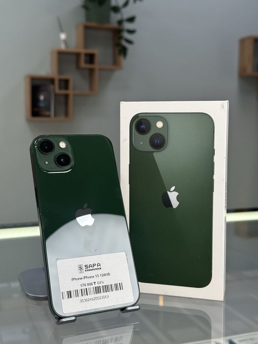 айфон 13 зеленый 84%