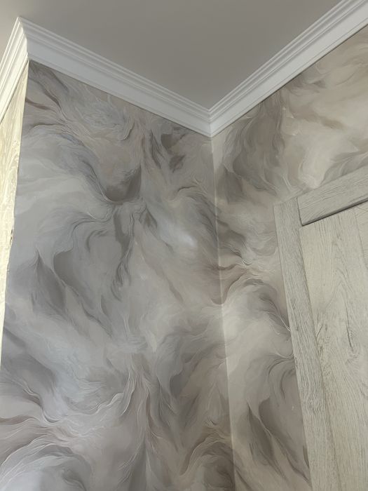 Поклейка Обоев Галтель