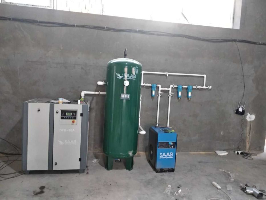 vintovoy kompressor 3kw dan 75kw gacha ustanovka ham bor 950$