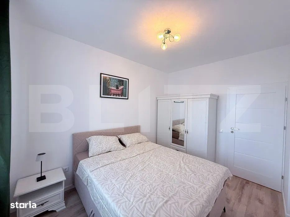 Apartament modern, la cheie, garaj, 44 mp, terasa de 11 mp, zona Centr — fotografia 1
