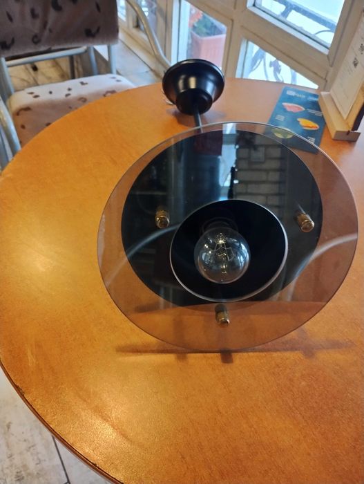 Продава черен, абажур, полилей