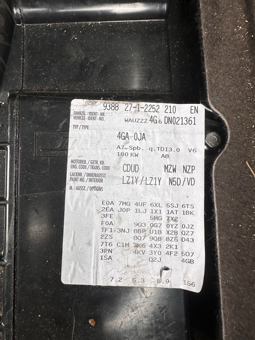 Ауди а7 3.0тди на части / audi a7 3.0tdi 8hp