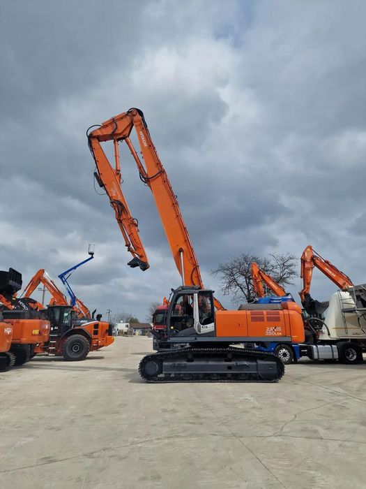 Hitachi EXCAVATOR PETRU DEMOLARI brate la 21m, 37t, 3 brate, cupla rapida, inst picon, inst rotire, 8.209h, ZX350-3, an 2006, senile 70% bune, AC, computer 96900 EUR+Tva