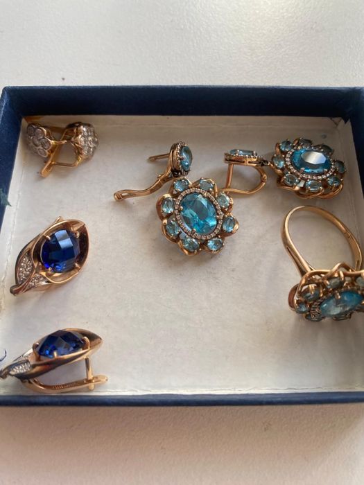 Продам серьги 583 пробы