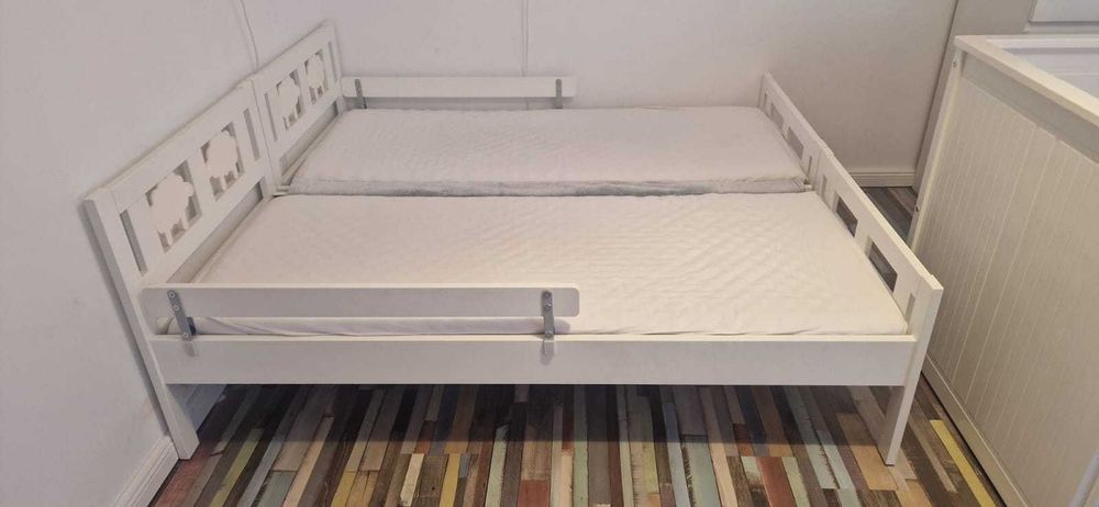 Pat copil Ikea  cu saltea  inclusa stare excelenta