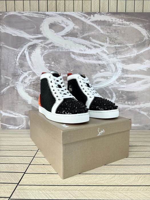 Christian Louboutin High Orange Spikes