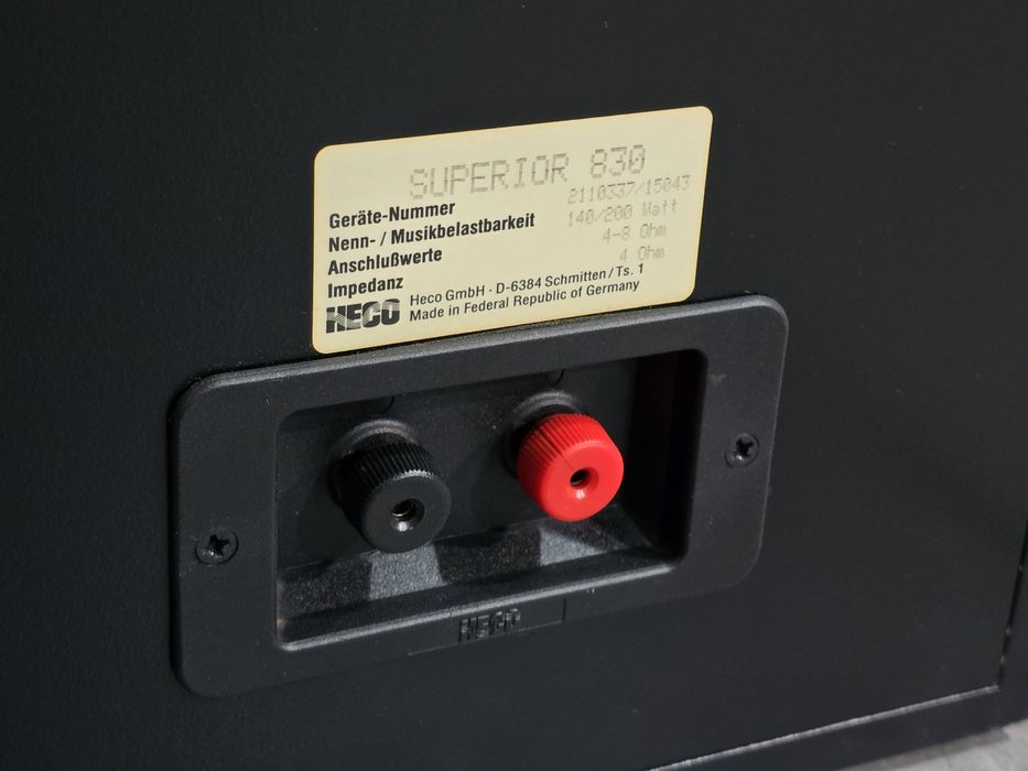 Boxe de podea HECO superior 830, 140-200w, 4-8 ohm , hifi retro