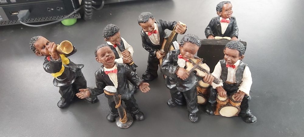Джаз банда Фигура Колекционерски предмети  Тежък керамичен деко