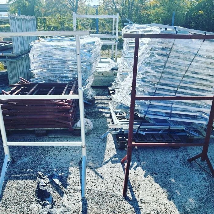 Placa galbena pentru cofrare, panouri tip doka, lana, tego, montanti