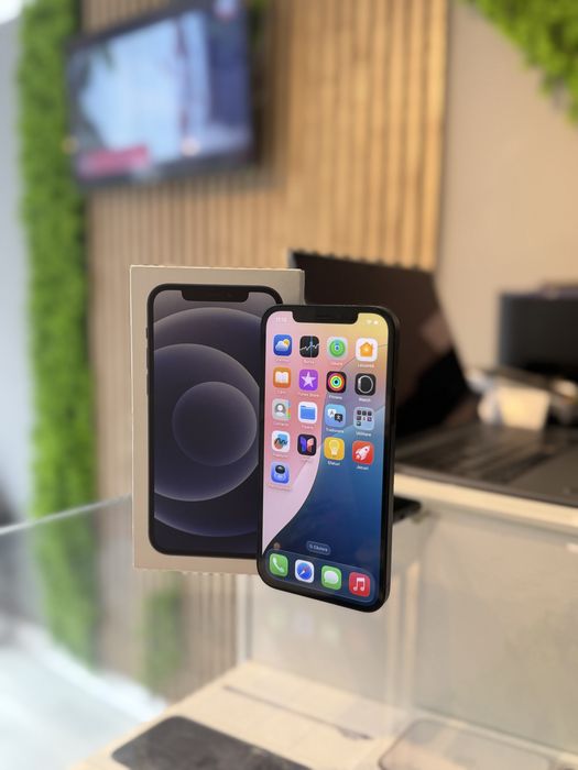 **ATS GSM**iPhone 12 64Gb Black/Baterie100%/Fact+Gar