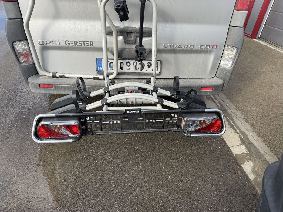 Багажник за колело за теглич EUFAB