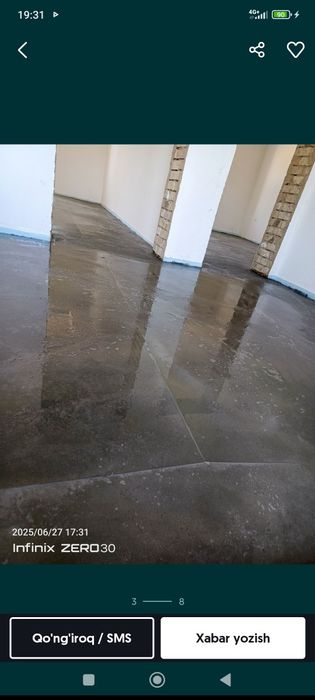 Styashka bardyor transha padval ishlari mavjud