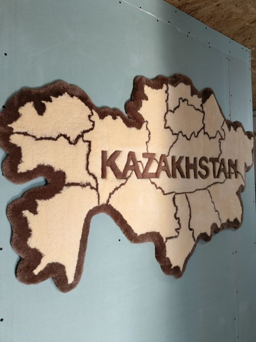 Ковер карта Казахстана