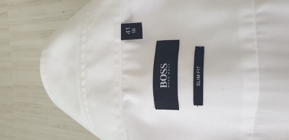 Hugo Boss Slim Fit Mens Size - 41 /16 / M НОВО! ОРИГИНАЛ! Мъжка Риза!