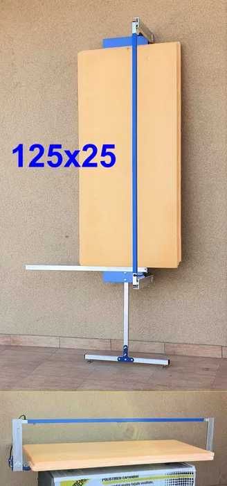 Masina tip ghilotina taiat polistiren 125x25 cu fir 20m