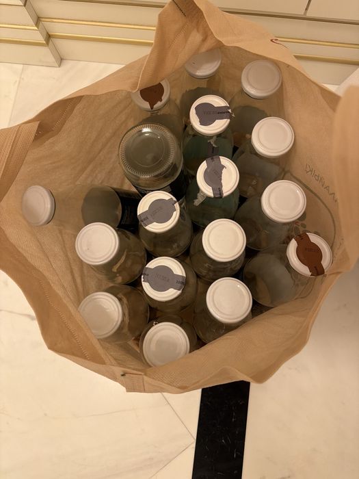 Стекло бутылки от молока