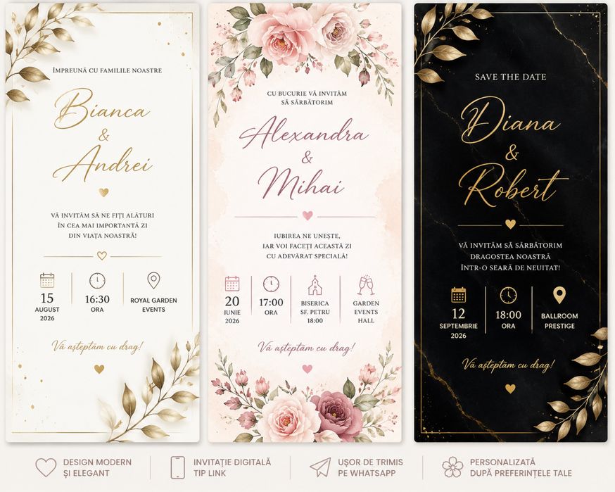 Invitatii digitale!