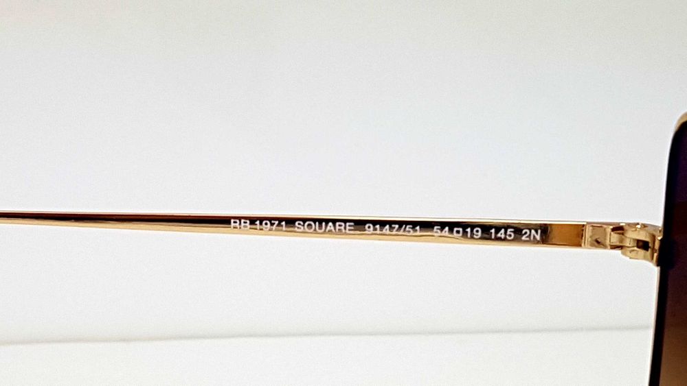 Ochelari de soare Ray Ban Square Maro si Verde RB1971