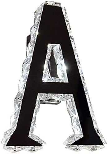 lumina lustra aplica veioza led cristal sticla litera A, E, V, I