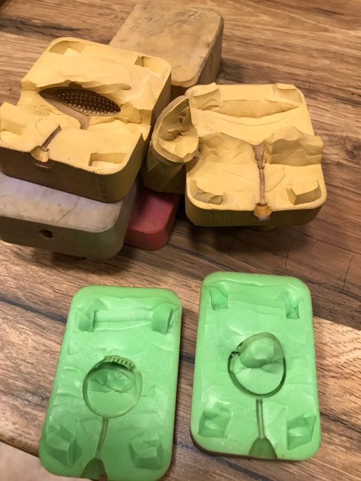 Модели гуми восъчни шприц пръстени златарски