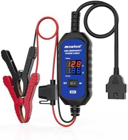 Нов Кабел OBD2 за смяна акумулатор тест утечка бушон, ток и напрежение 12V